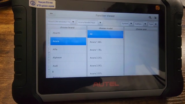 Autel MaxiCOM MK808Z-TS Scan Tool - Bi-Directional TPMS Tool